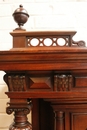 Henri II style Cabinet in Walnut, France 19th century