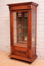 Henri II style Display cabinet in Walnut, France 19th century