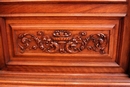 Henri II style Display cabinet in Walnut, France 19th century