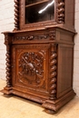 Hunt style Cabinet in Oak, France 19th century