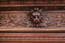 Hunt style Cabinet in Oak, France 19th century