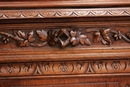 Hunt style Cabinet in Oak, France 19th century