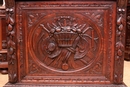 Hunt style Cabinet in Oak, France 19th century