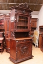 Hunt style Cabinet in Oak, France 19th century