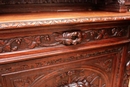 Hunt style Cabinet in Oak, France 19th century