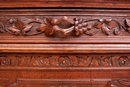 Hunt style Cabinet in Oak, France 19th century