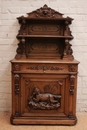 Hunt style Cabinet in Oak, France 19th century