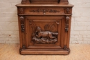 Hunt style Cabinet in Oak, France 19th century