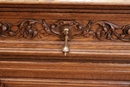 Hunt style Cabinet in Oak, France 19th century