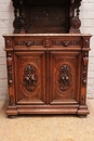 Hunt style Server in Oak, France 19th century