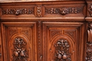 Hunt style Server in Oak, France 19th century