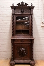 Hunt style cabinet in Oak, France 19th century