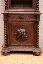 Hunt style cabinet in Oak, France 19th century