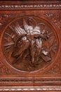 Hunt style cabinet in Oak, France 19th century