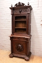 Hunt style cabinet in Oak, France 19th century