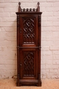 Gothic style Cabinet in Oak, France 19th century