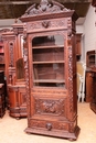 Hunt style Bookcase in Oak, France 19th century