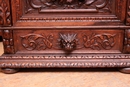 Hunt style Bookcase in Oak, France 19th century
