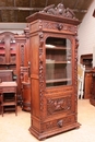 Hunt style Bookcase in Oak, France 19th century