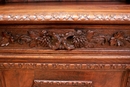 Hunt style Cabinet in Oak, France 19th century