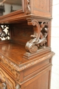 Hunt style Cabinet in Oak, France 19th century