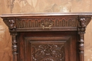 Renaissance style Cabinet in Oak, Belgium 19th century