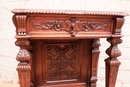 Renaissance style Console table in Oak, France 19th century