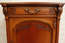 Art Nouveau style Cabinet in Walnut, France 1900