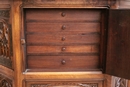 Gothic style Credenza in Walnut, France 19th century