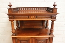 Renaissance style Cabinet in Walnut, France 19th century