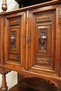 Renaissance style Cabinet in Walnut, France 19th century