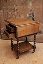 Hunt style End table in Oak, France 19th century