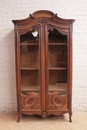 Normandy style Bookcase in Walnut, France 1900