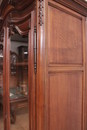 Normandy style Bookcase in Walnut, France 1900