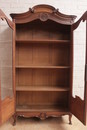 Normandy style Bookcase in Walnut, France 1900