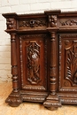 Hunt style Sideboard in Oak, France 19th century