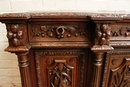 Hunt style Sideboard in Oak, France 19th century