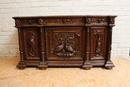 Hunt style Sideboard in Oak, France 19th century