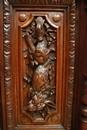 Hunt style Sideboard in Oak, France 19th century