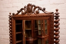 Hunt style Mirror in Oak, France 19th century