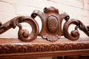 Hunt style Mirror in Oak, France 19th century