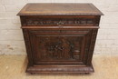 Breton style Cabinet in Oak, France 1900