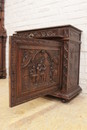 Breton style Cabinet in Oak, France 1900