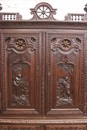 Breton style Cabinet in Oak, France 19th century