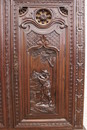 Breton style Cabinet in Oak, France 19th century
