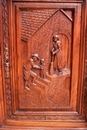 Breton style Cabinet in Oak, France 19th century