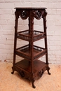 Breton style Pedestal in Oak, France 19th century