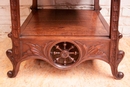 Breton style Pedestal in Oak, France 19th century