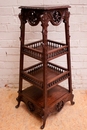 Breton style Pedestal in Oak, France 19th century