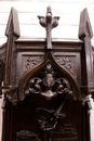 Gothic style Cabinet in Oak, France 19th century